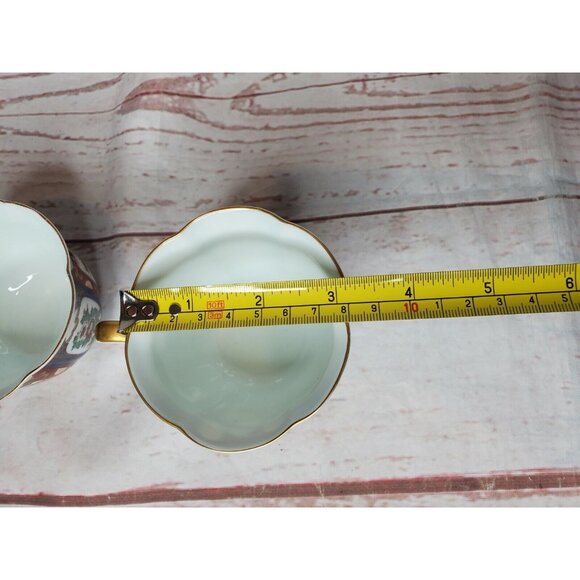 Set of 2 Rare China Floral Decorative Tea Cups – Elegant Drinkware & Vintage - Picture 11 of 12